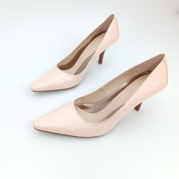 CALVIN KLEIN DOLLY CREAM/PINK 7.5M HEELS - Picture 6 of 14